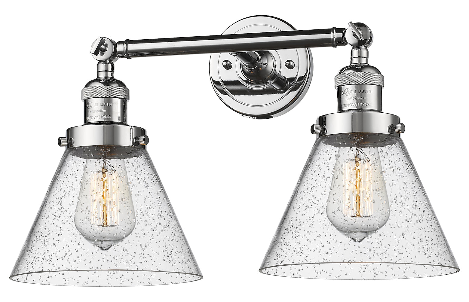 2 Light Vintage Dimmable Led Bathroom Fixture by Innovations Lighting
