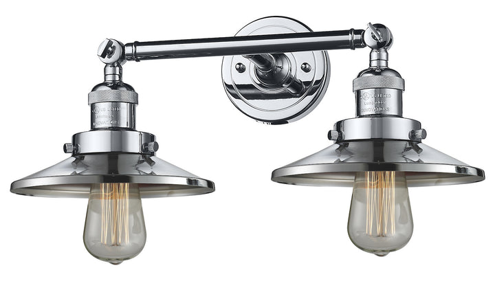 2 Light Vintage Dimmable Led Bathroom Fixture
