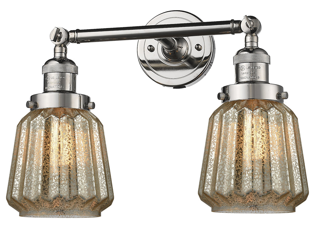 2 Light Vintage Dimmable Led Bathroom Fixture by Innovations Lighting