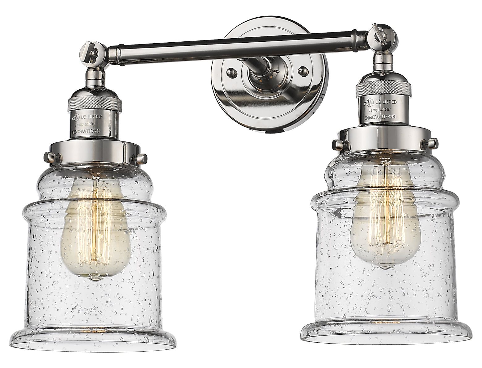 2 Light Vintage Dimmable Led Bathroom Fixture by Innovations Lighting