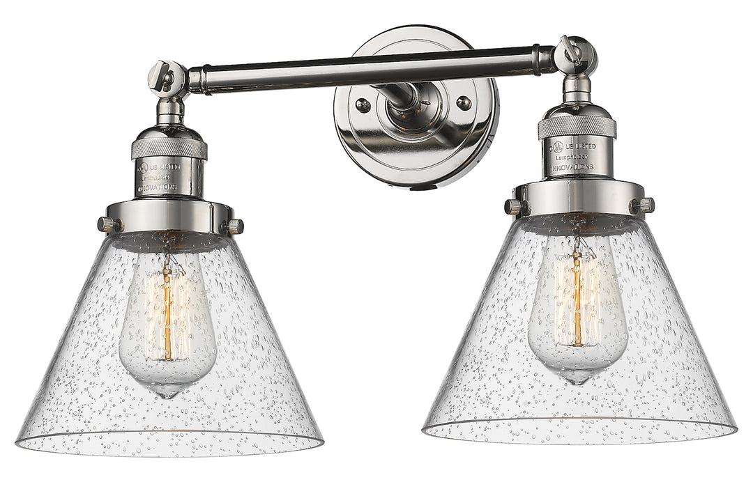 2 Light Vintage Dimmable Led Bathroom Fixture by Innovations Lighting