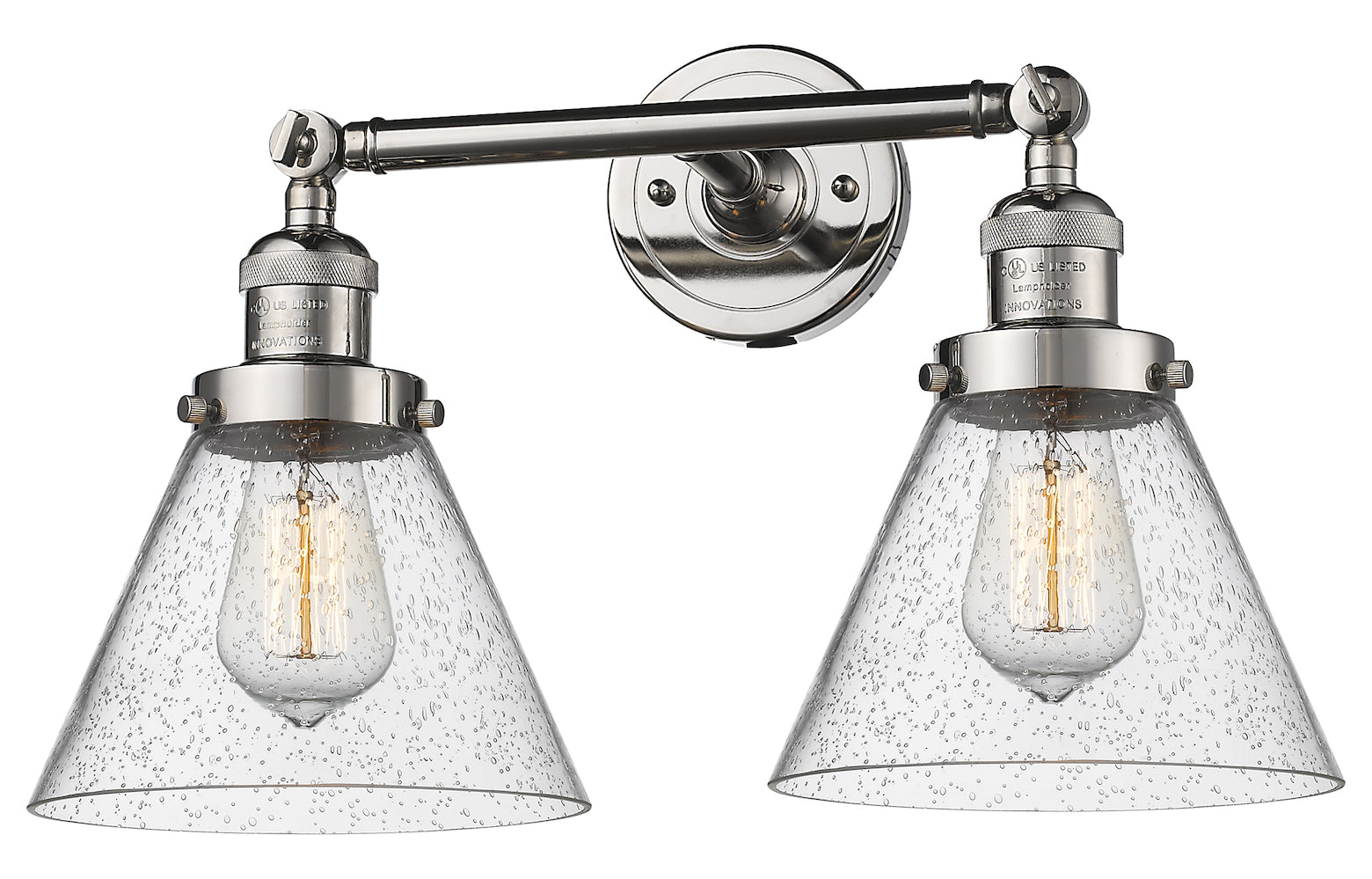 2 Light Vintage Dimmable Led Bathroom Fixture by Innovations Lighting