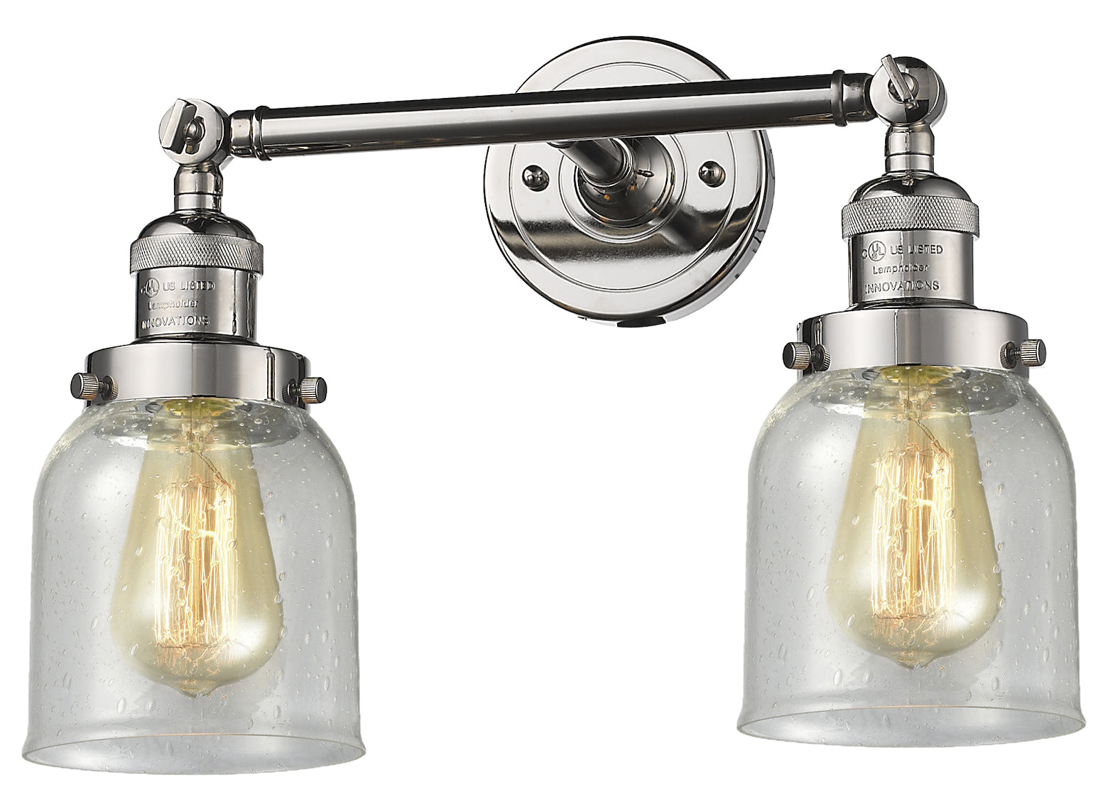2 Light Vintage Dimmable Led Bathroom Fixture by Innovations Lighting