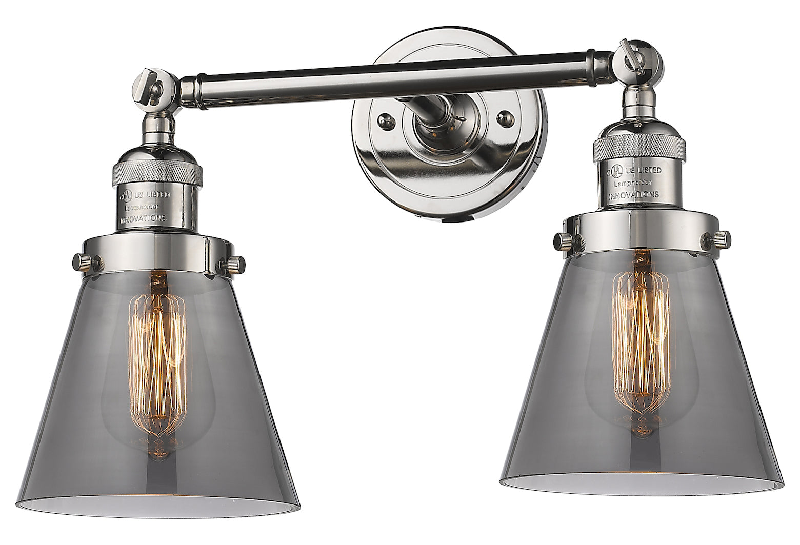 2 Light Vintage Dimmable Led Bathroom Fixture by Innovations Lighting