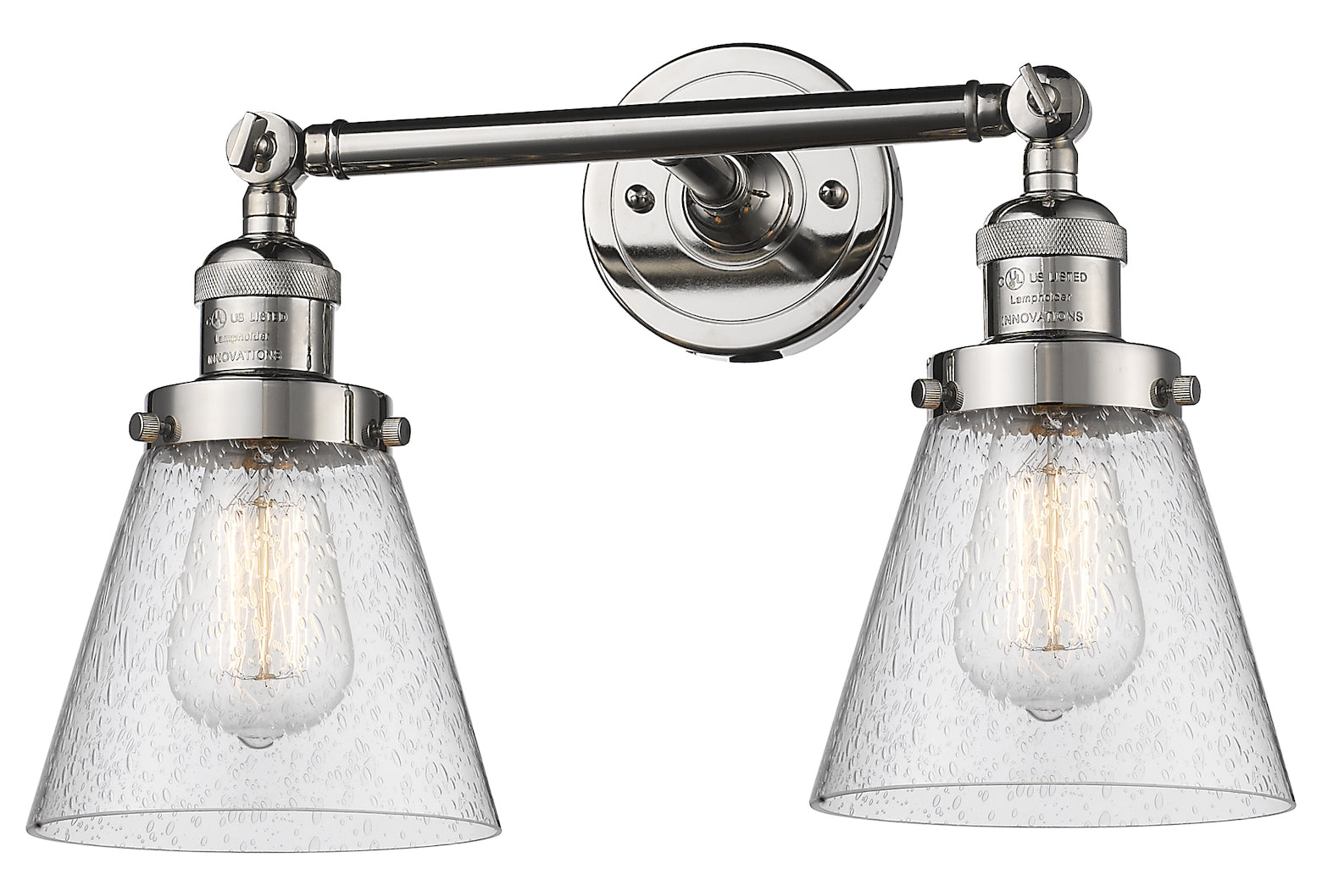 2 Light Vintage Dimmable Led Bathroom Fixture by Innovations Lighting