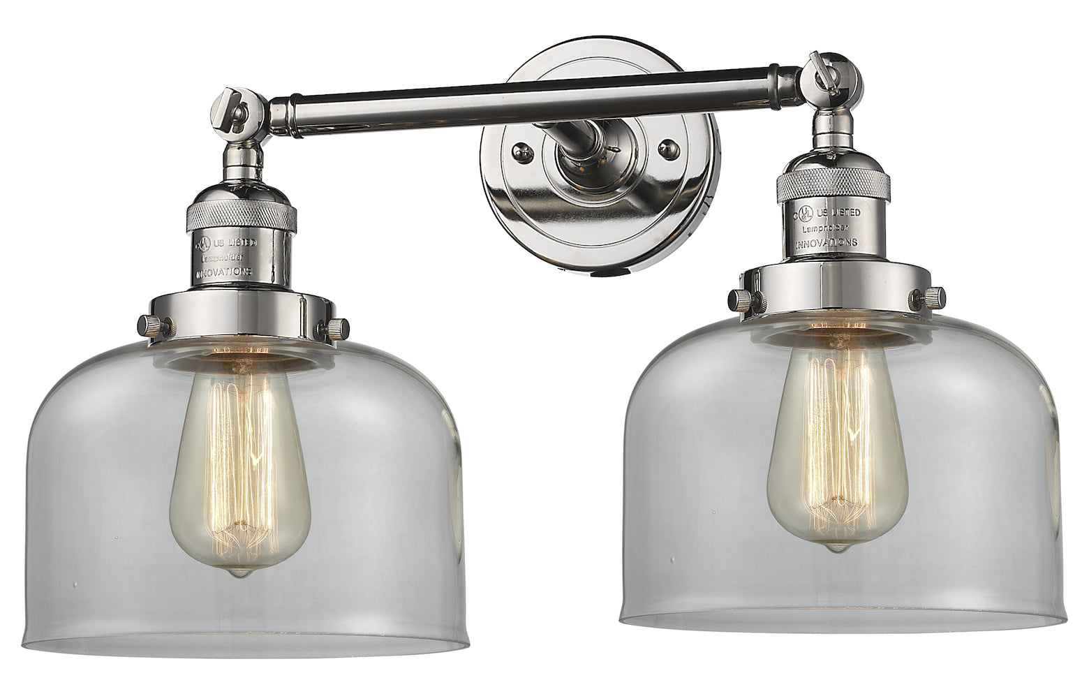 2 Light Vintage Dimmable Led Bathroom Fixture by Innovations Lighting