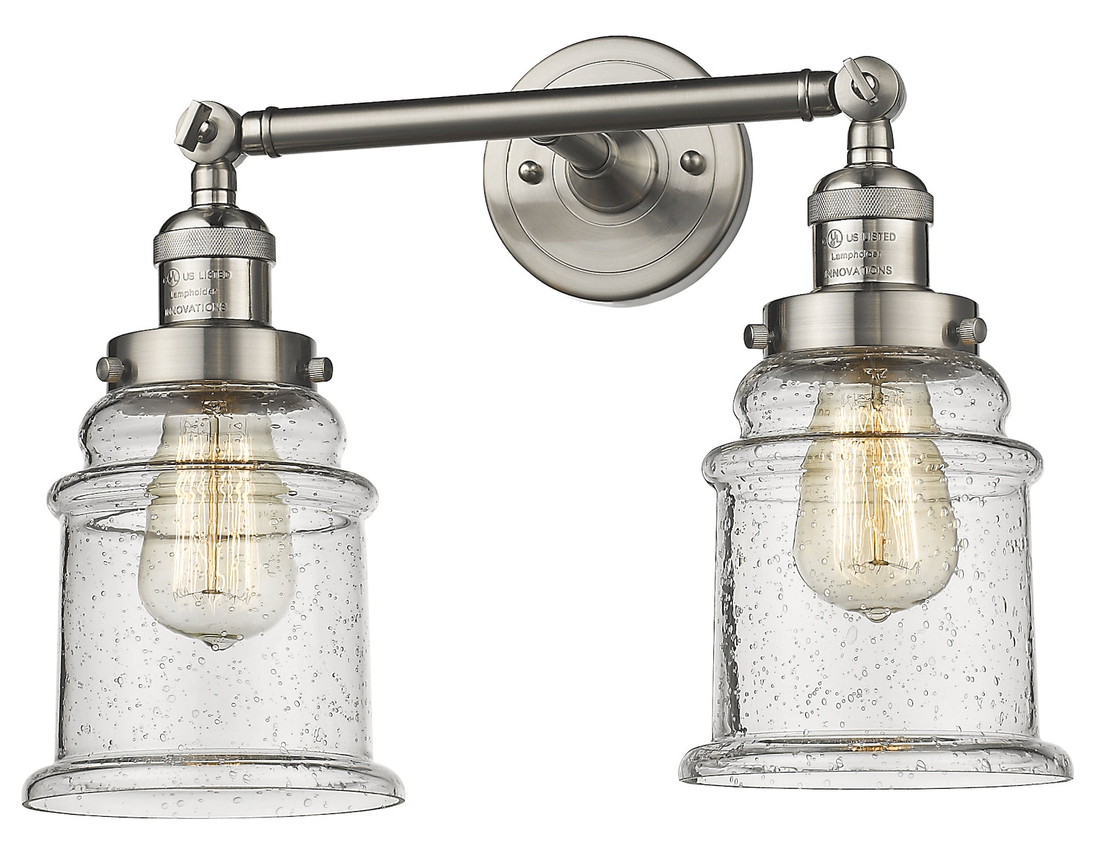 2 Light Vintage Dimmable Led Bathroom Fixture by Innovations Lighting