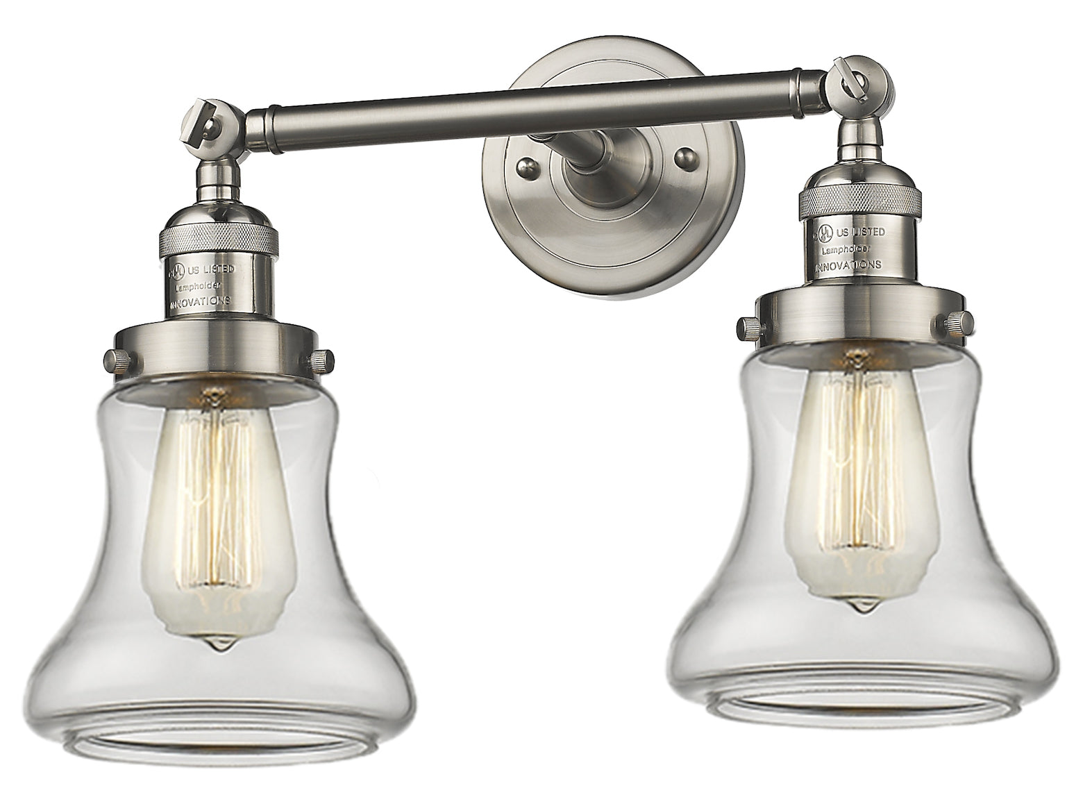 2 Light Vintage Dimmable Led Bathroom Fixture by Innovations Lighting