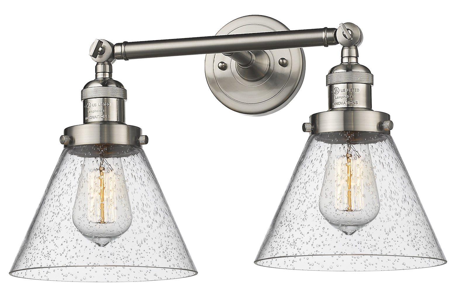 2 Light Vintage Dimmable Led Bathroom Fixture by Innovations Lighting