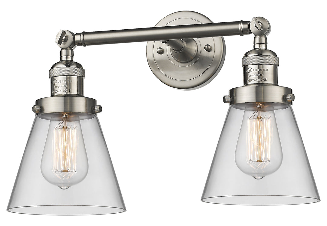 2 Light Vintage Dimmable Led Bathroom Fixture by Innovations Lighting