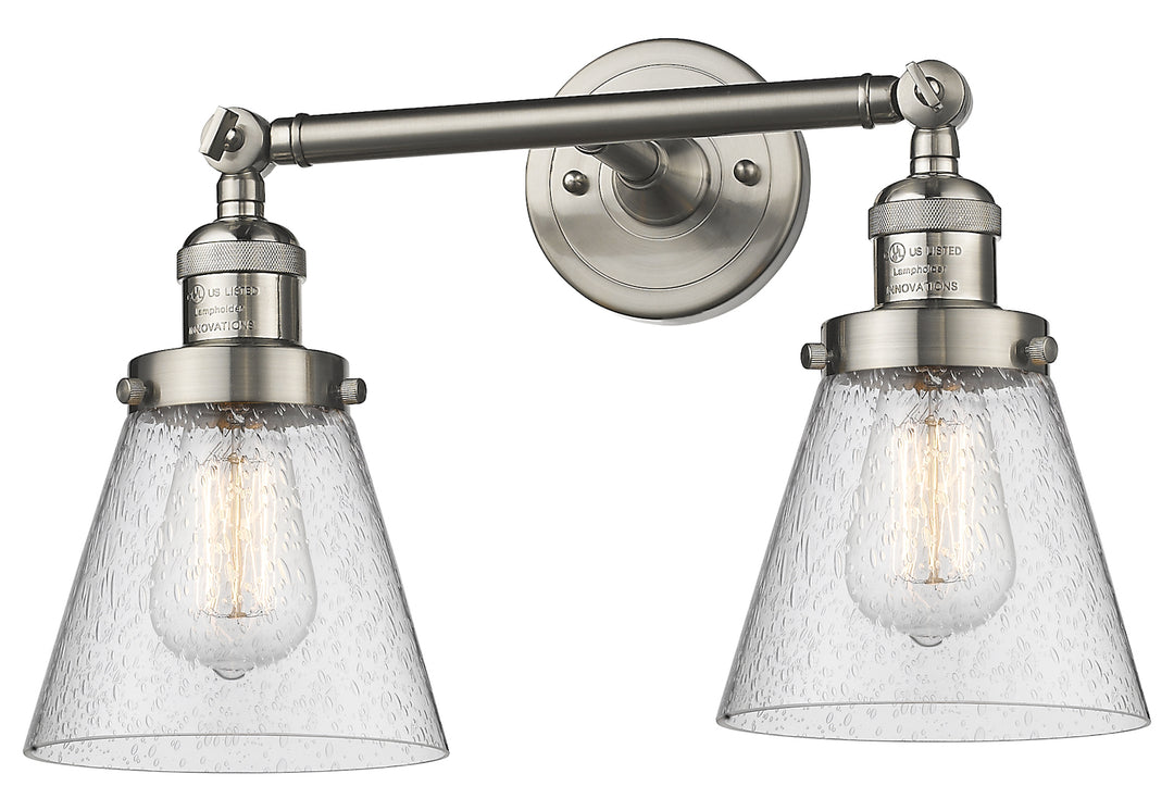 2 Light Vintage Dimmable Led Bathroom Fixture by Innovations Lighting