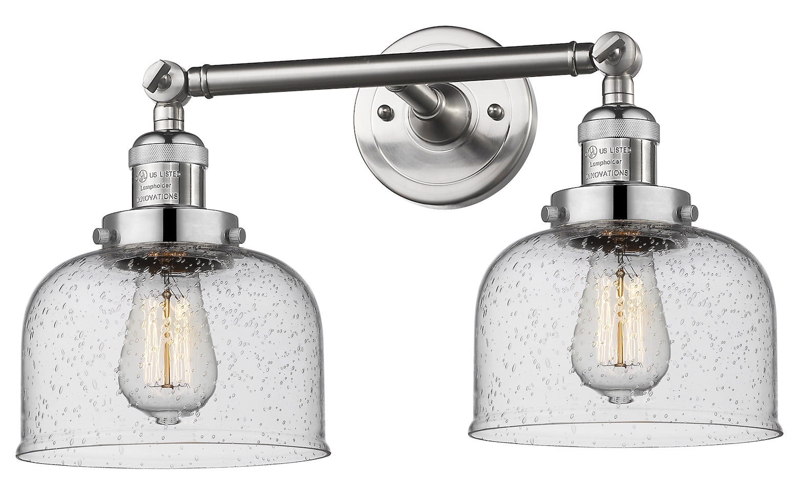 2 Light Vintage Dimmable Led Bathroom Fixture by Innovations Lighting