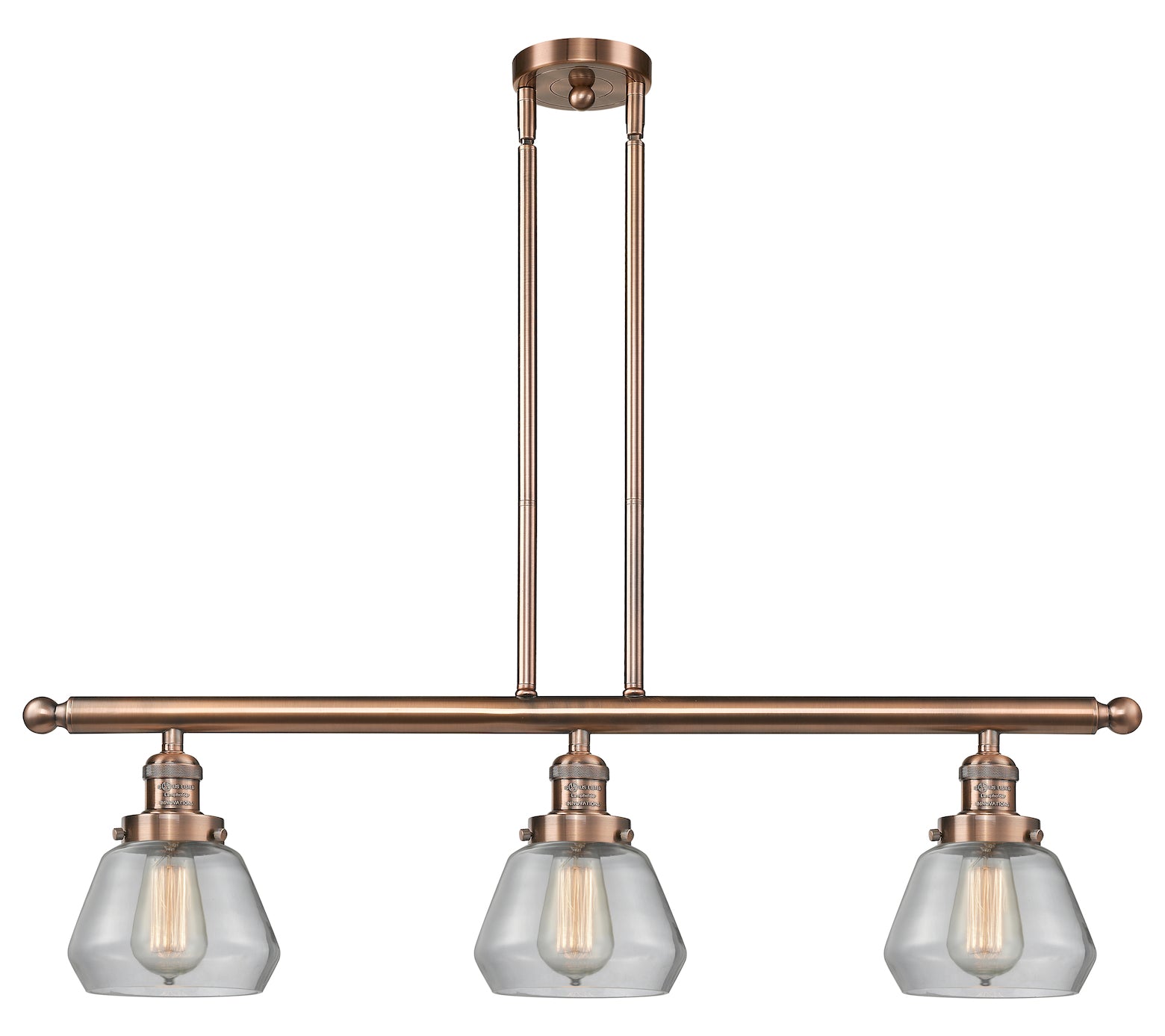 3 Light Vintage Dimmable Led Island Light Vintage Dimmable Led by Innovations Lighting