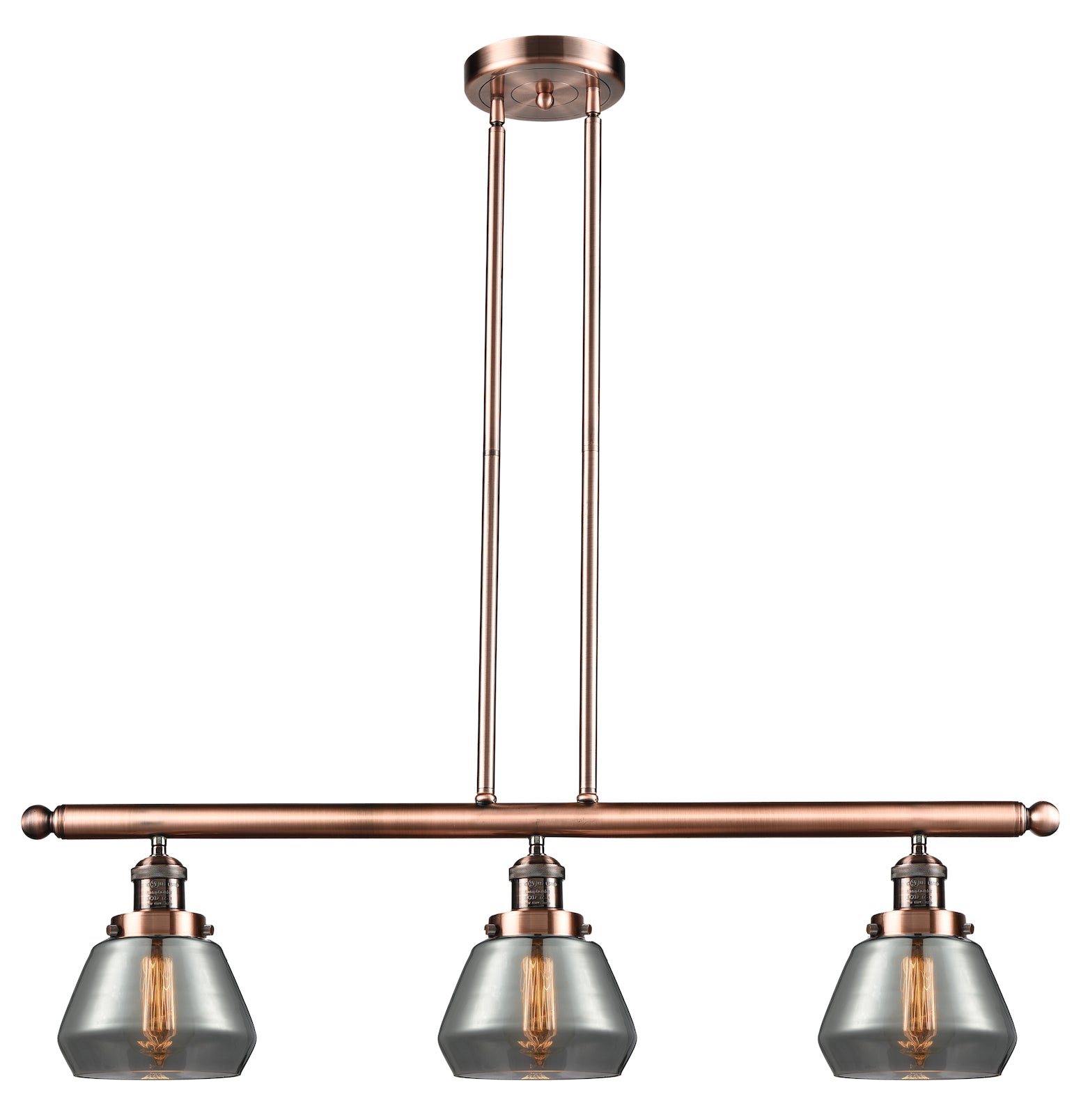 3 Light Vintage Dimmable Led Island Light Vintage Dimmable Led by Innovations Lighting