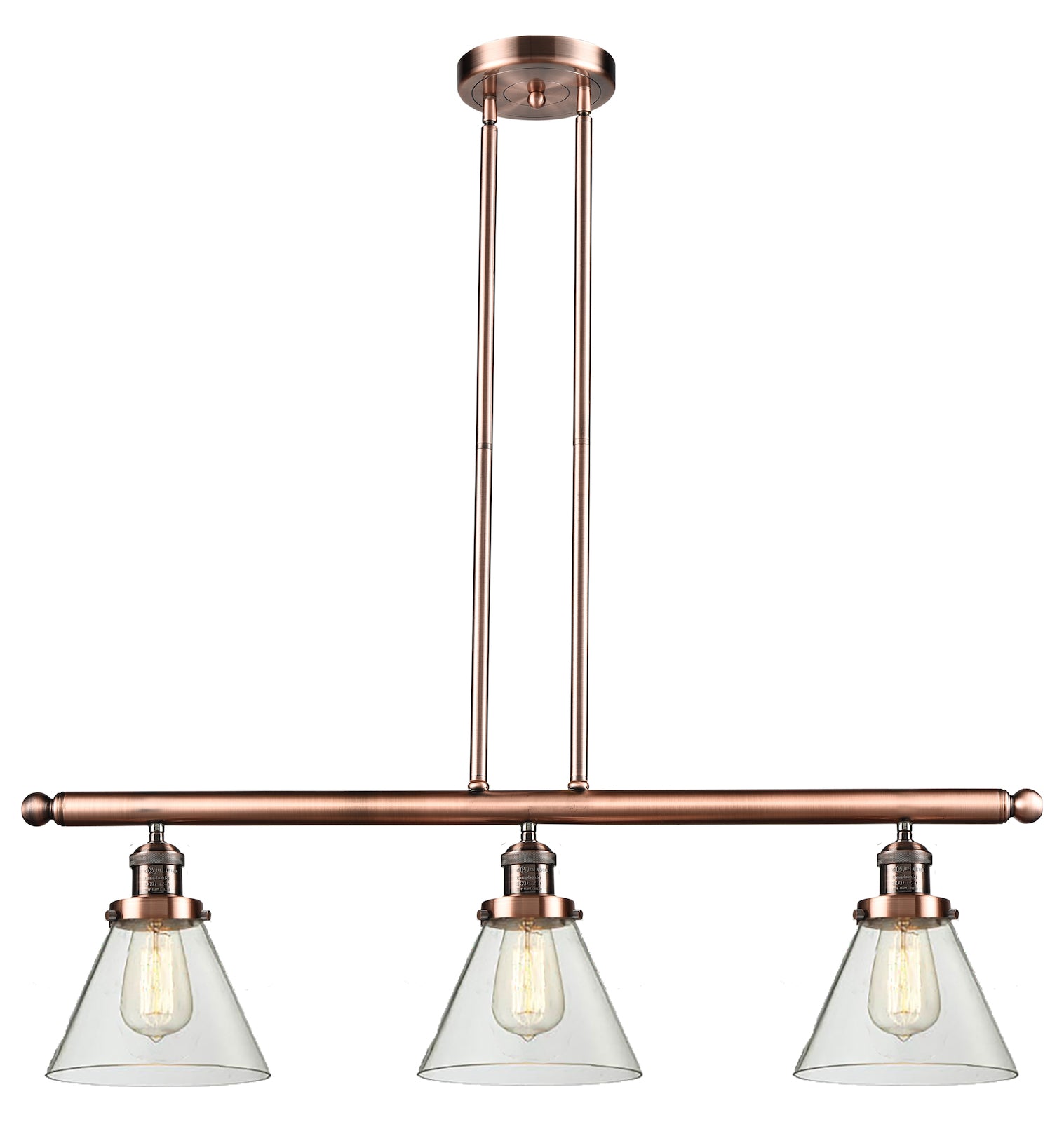 3 Light Vintage Dimmable Led Island Light Vintage Dimmable Led by Innovations Lighting