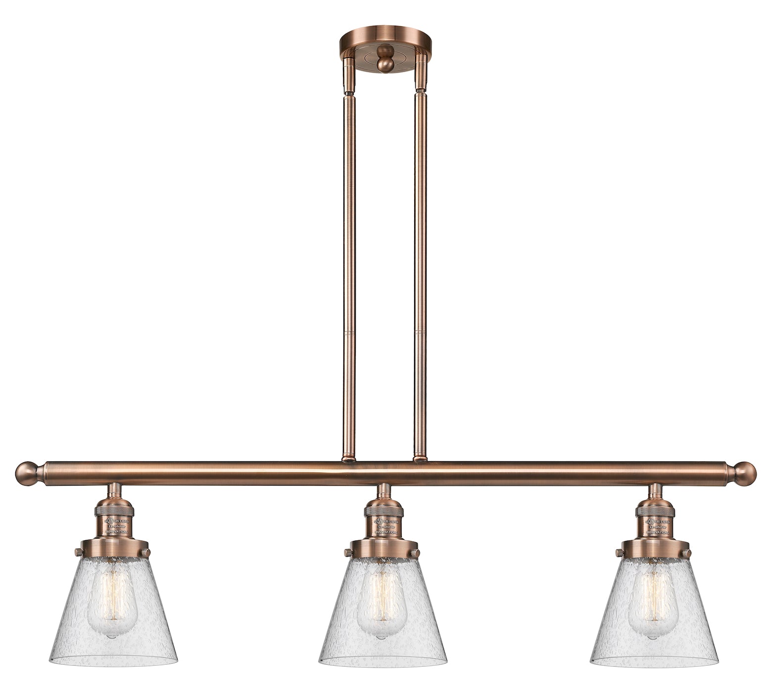 3 Light Vintage Dimmable Led Island Light Vintage Dimmable Led by Innovations Lighting