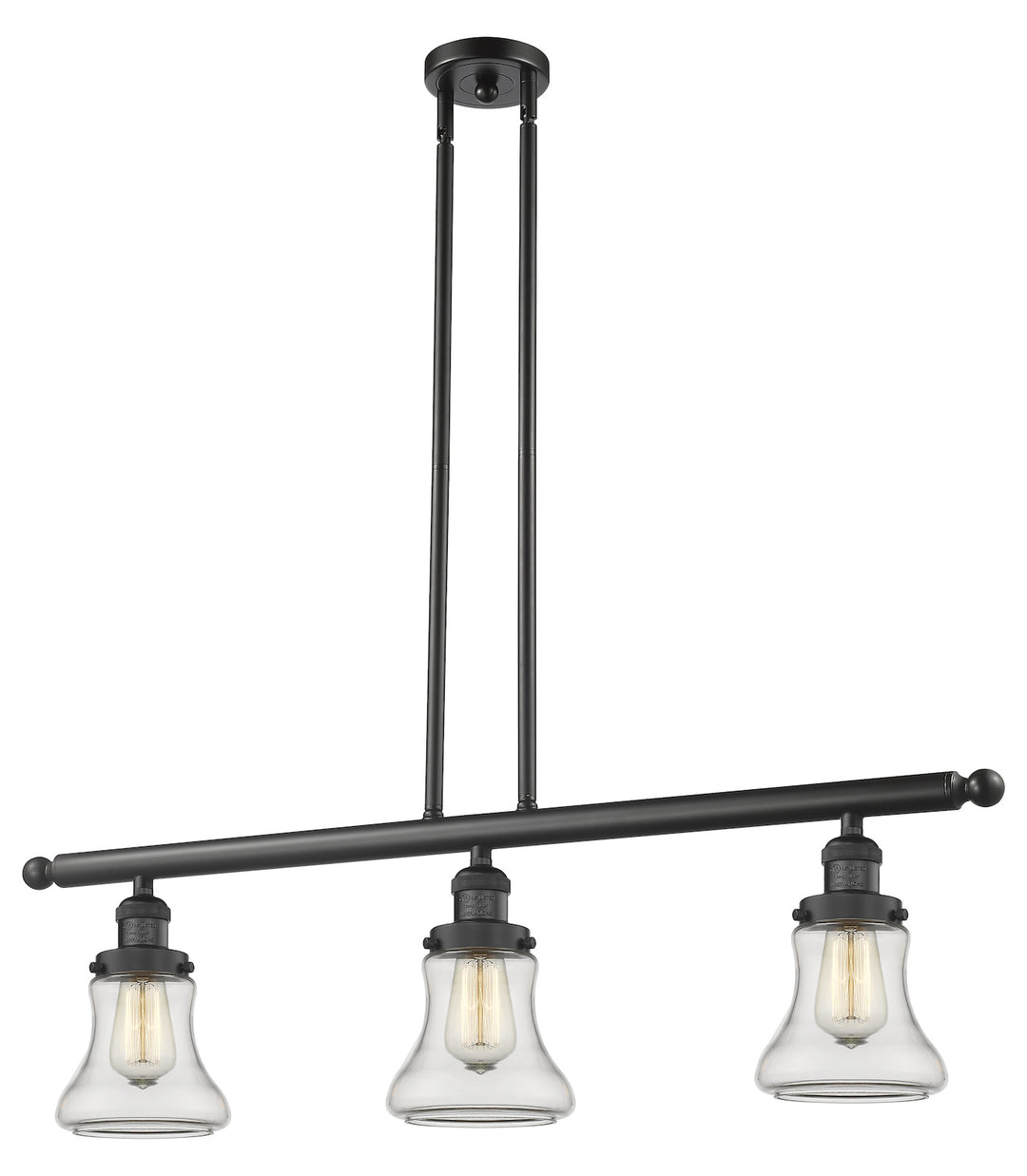 3 Light Vintage Dimmable Led Island Light Vintage Dimmable Led by Innovations Lighting