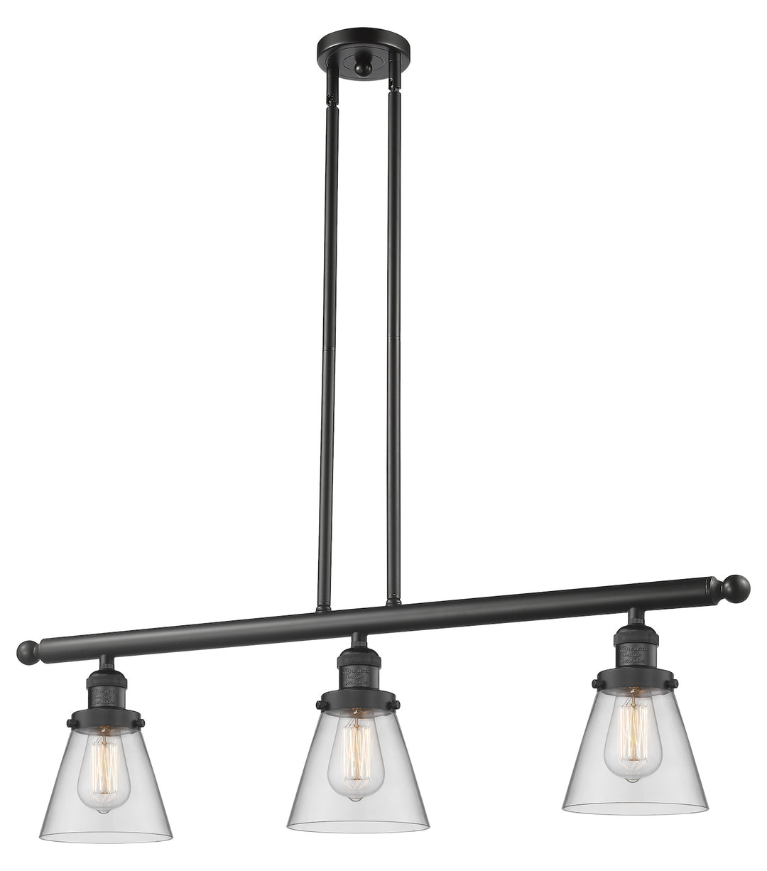 3 Light Vintage Dimmable Led Island Light Vintage Dimmable Led by Innovations Lighting