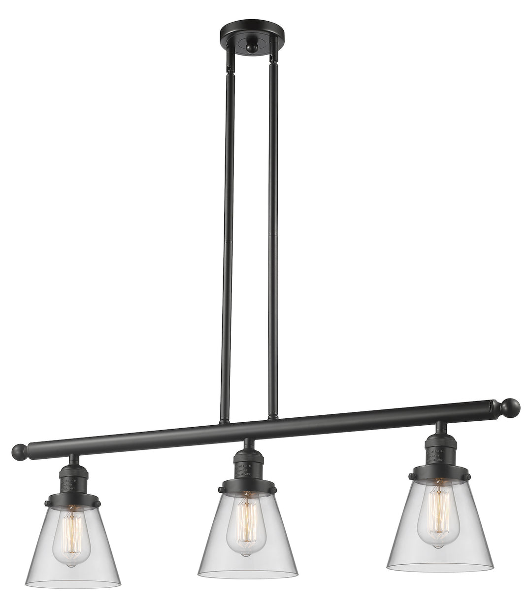 3 Light Vintage Dimmable Led Island Light Vintage Dimmable Led by Innovations Lighting