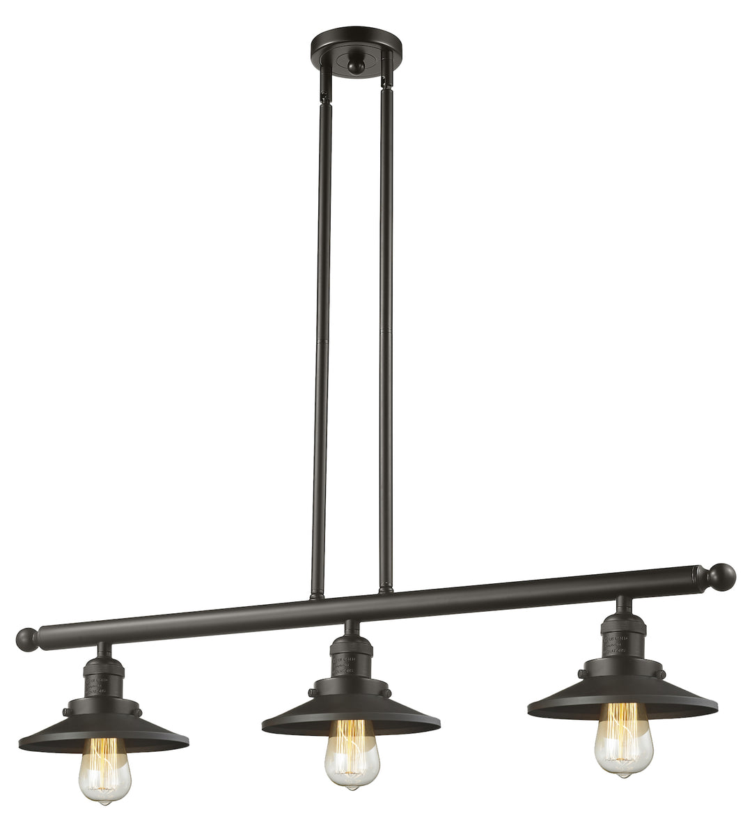 3 Light Vintage Dimmable Led Island Light Vintage Dimmable Led by Innovations Lighting