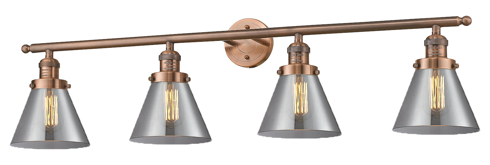 4 Light Vintage Dimmable Led Bathroom Fixture by Innovations Lighting
