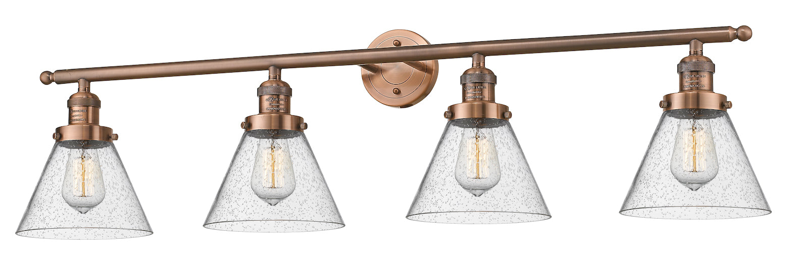 4 Light Vintage Dimmable Led Bathroom Fixture by Innovations Lighting