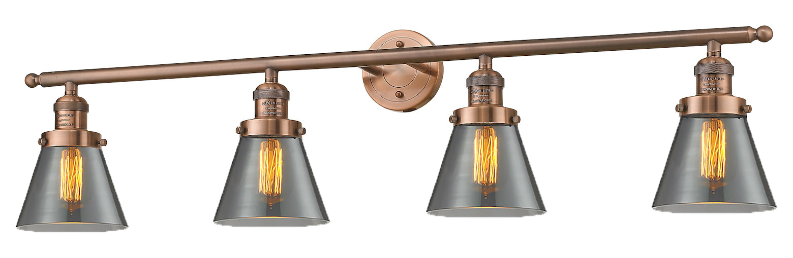 4 Light Vintage Dimmable Led Bathroom Fixture by Innovations Lighting