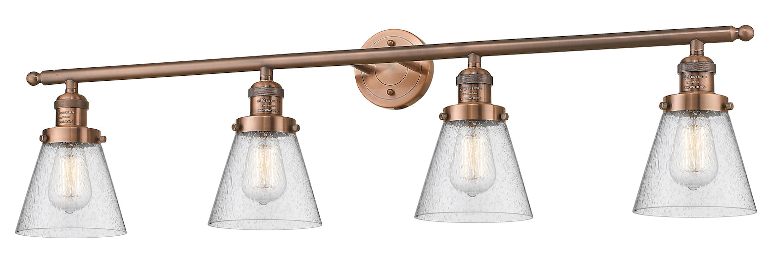 4 Light Vintage Dimmable Led Bathroom Fixture by Innovations Lighting