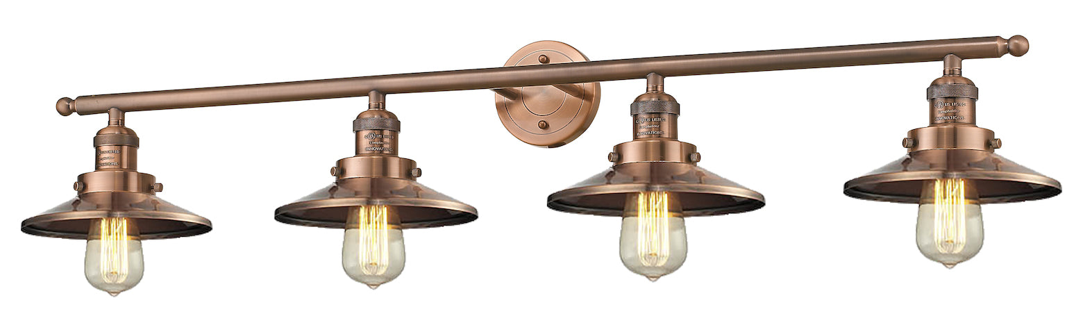 4 Light Vintage Dimmable Led Bathroom Fixture by Innovations Lighting