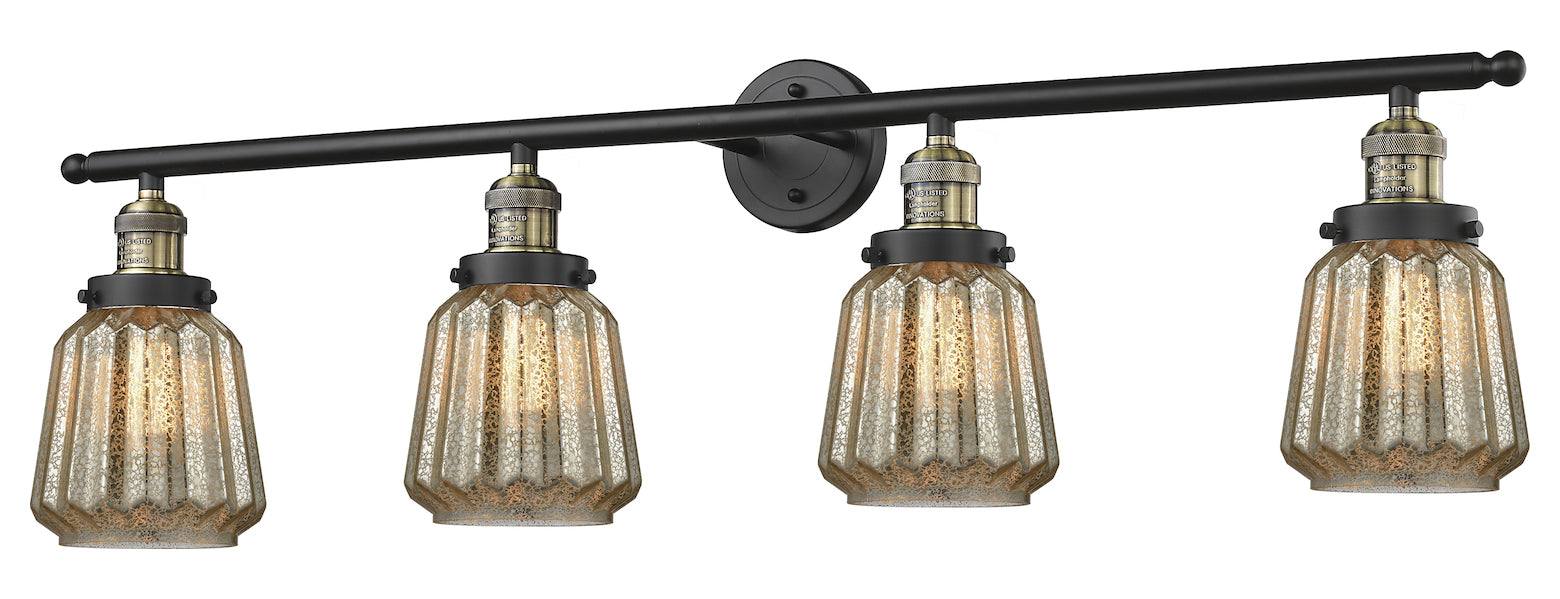 4 Light Vintage Dimmable Led Bathroom Fixture by Innovations Lighting