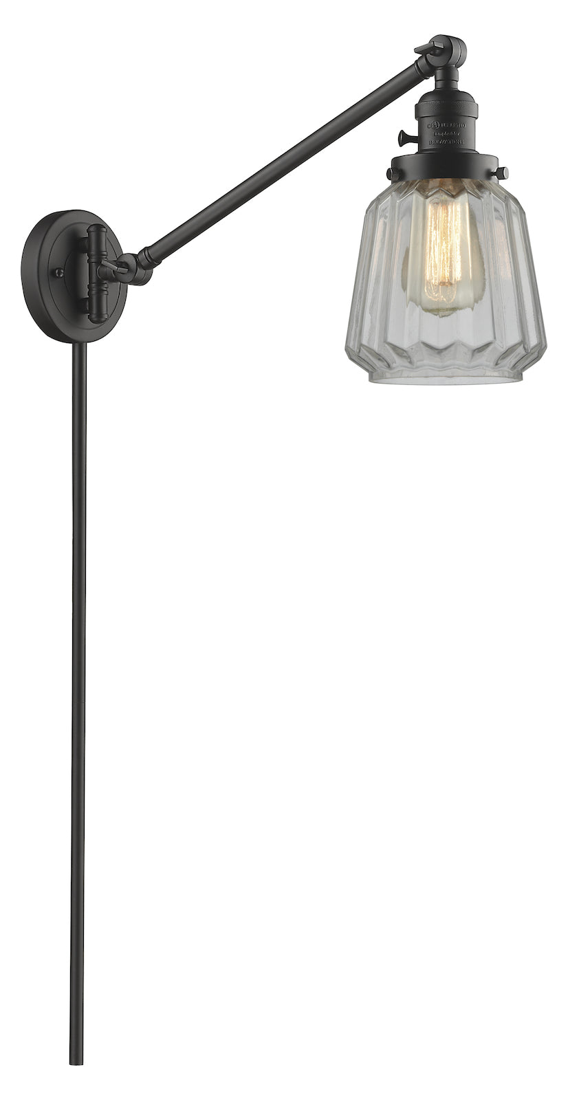 1 Light Vintage Dimmable Led Swing Arm by Innovations Lighting