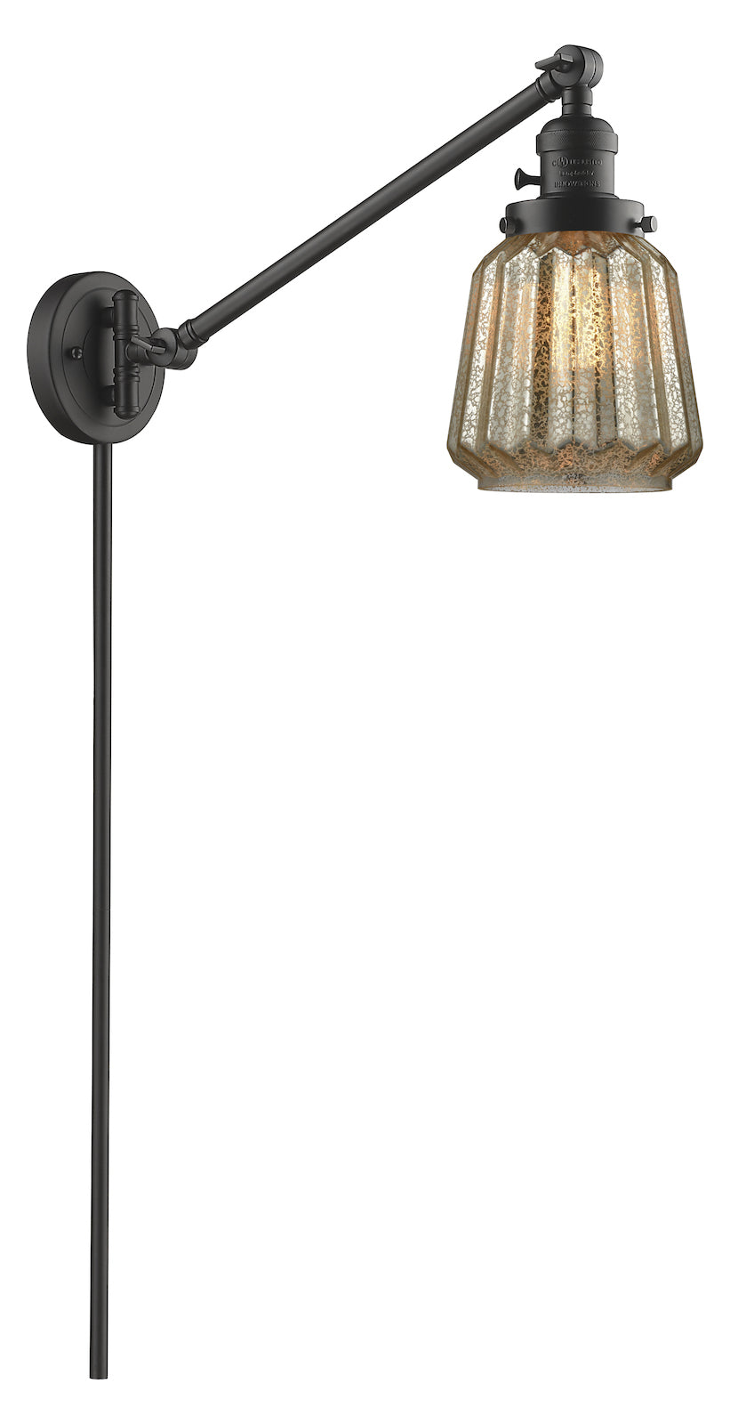 1 Light Vintage Dimmable Led Swing Arm by Innovations Lighting
