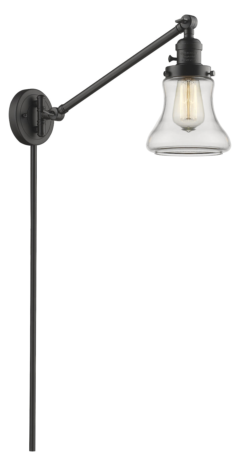 1 Light Vintage Dimmable Led Swing Arm by Innovations Lighting