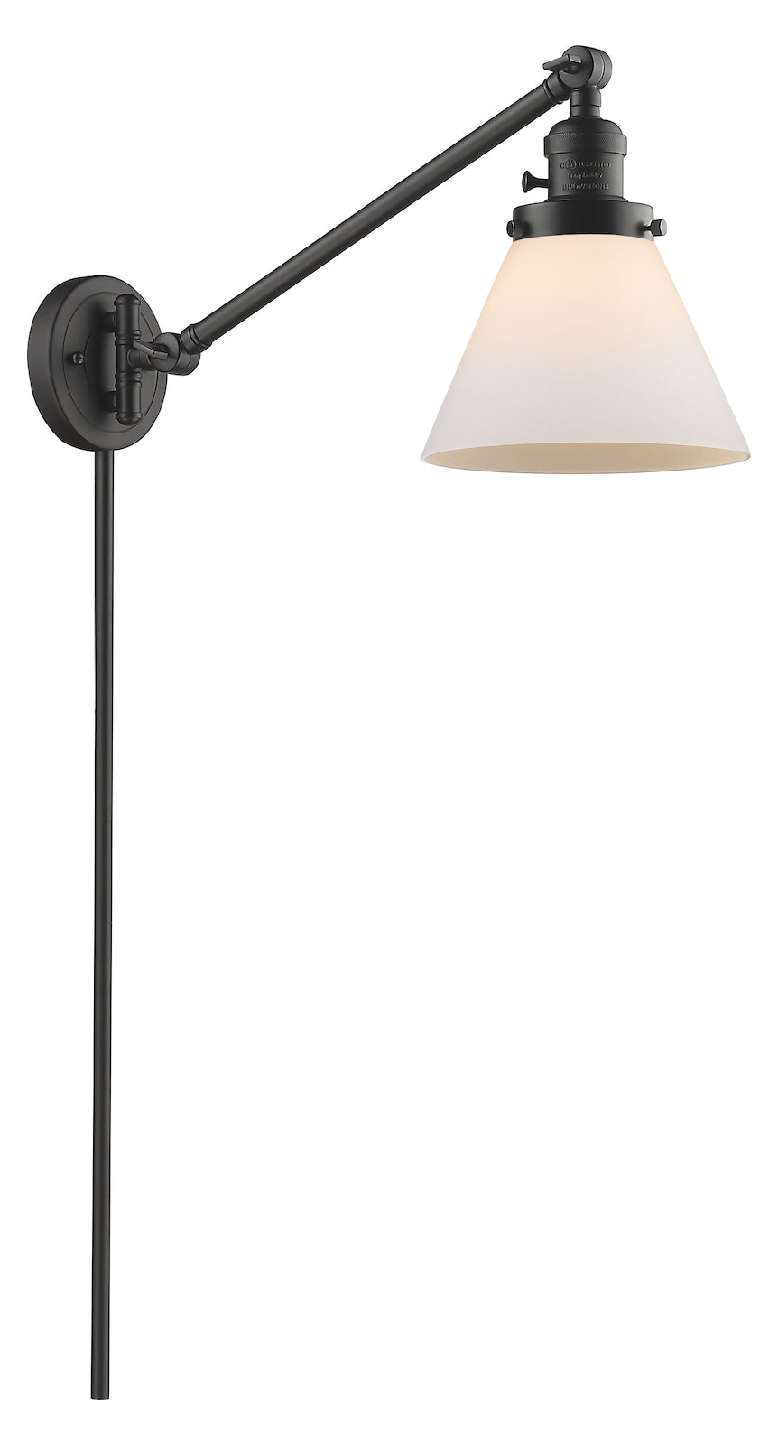 1 Light Vintage Dimmable Led Swing Arm by Innovations Lighting