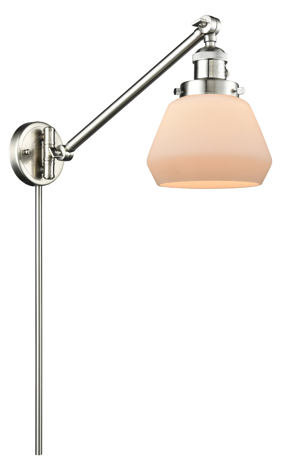 1 Light Vintage Dimmable Led Swing Arm by Innovations Lighting