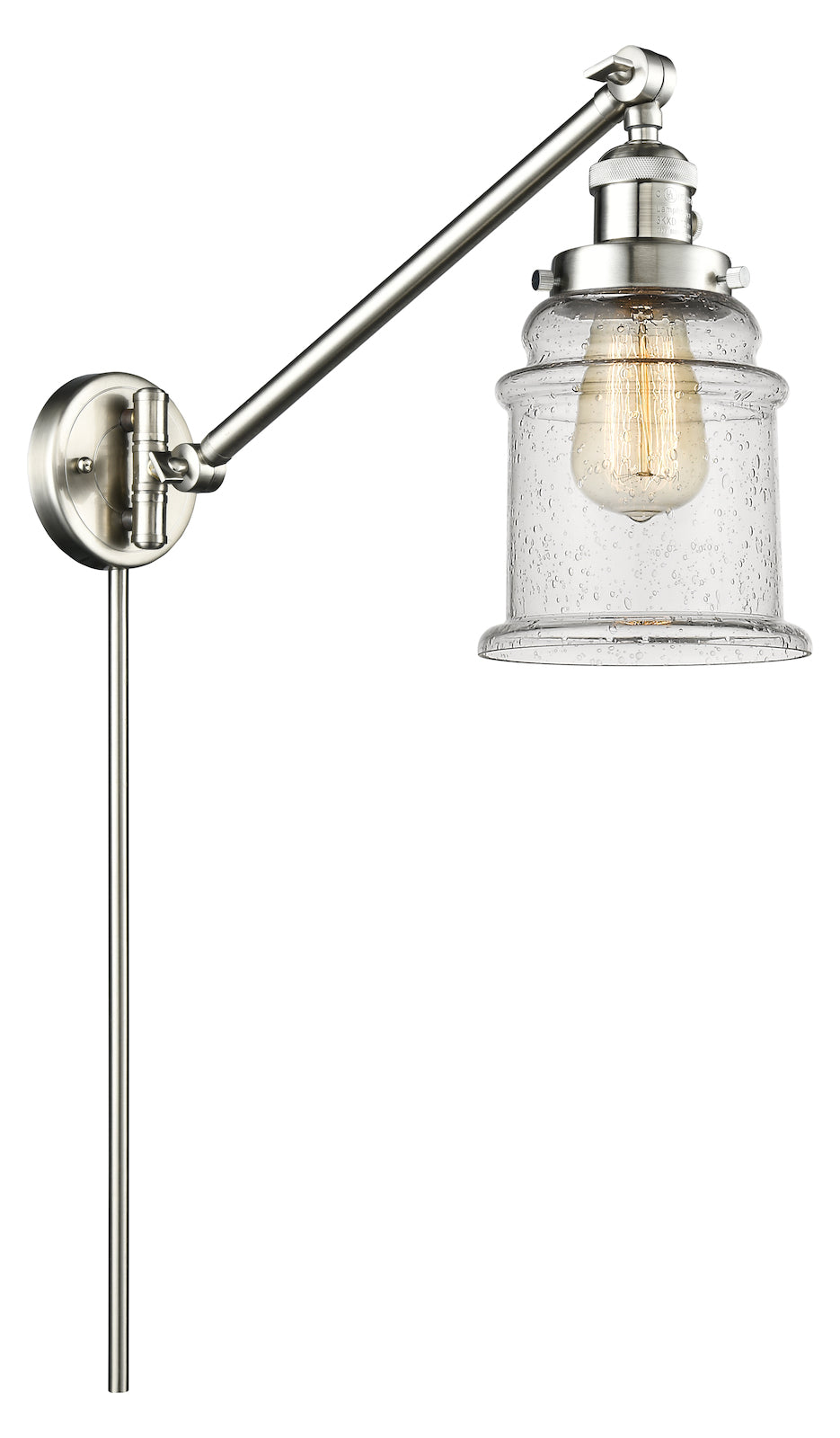 1 Light Vintage Dimmable Led Swing Arm by Innovations Lighting