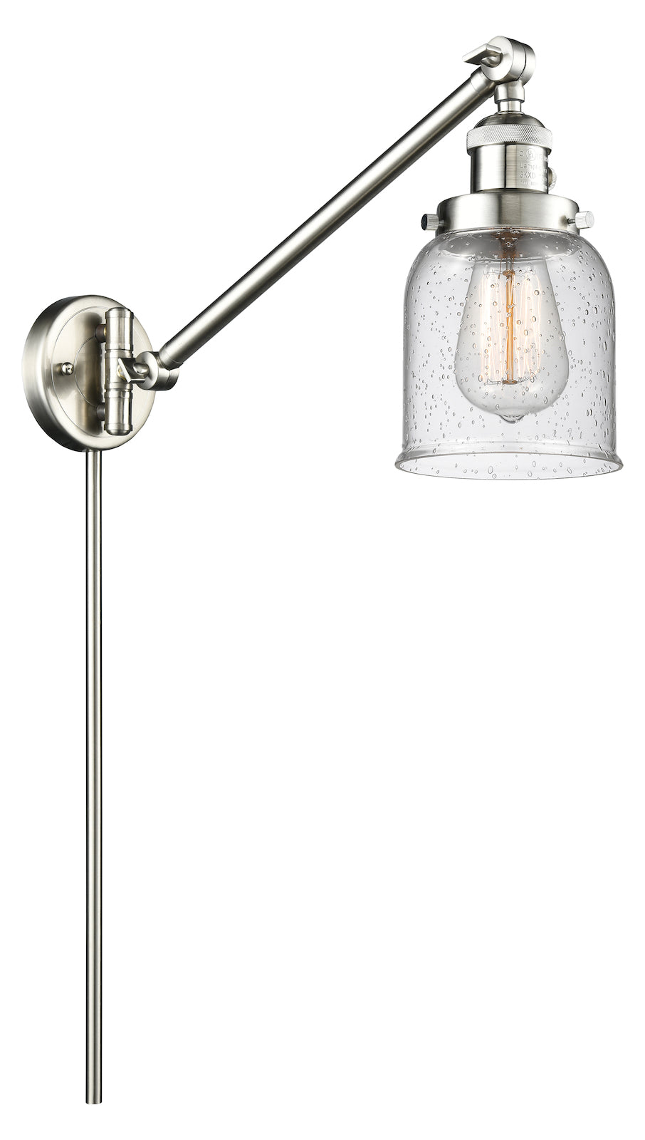 1 Light Vintage Dimmable Led Swing Arm by Innovations Lighting