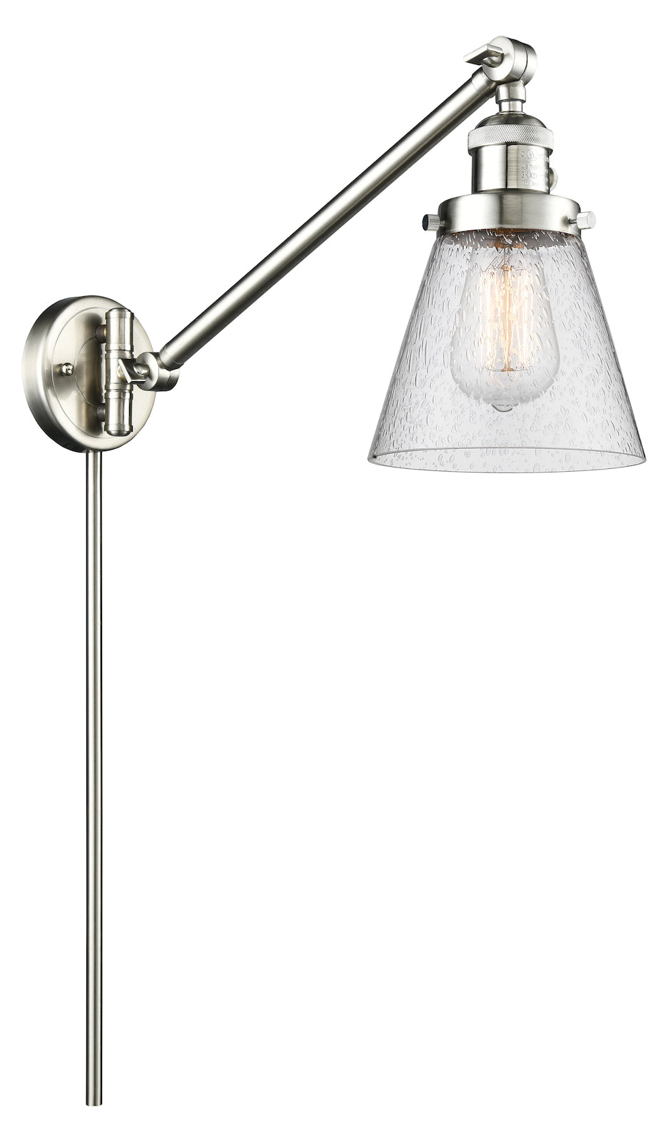1 Light Vintage Dimmable Led Swing Arm by Innovations Lighting
