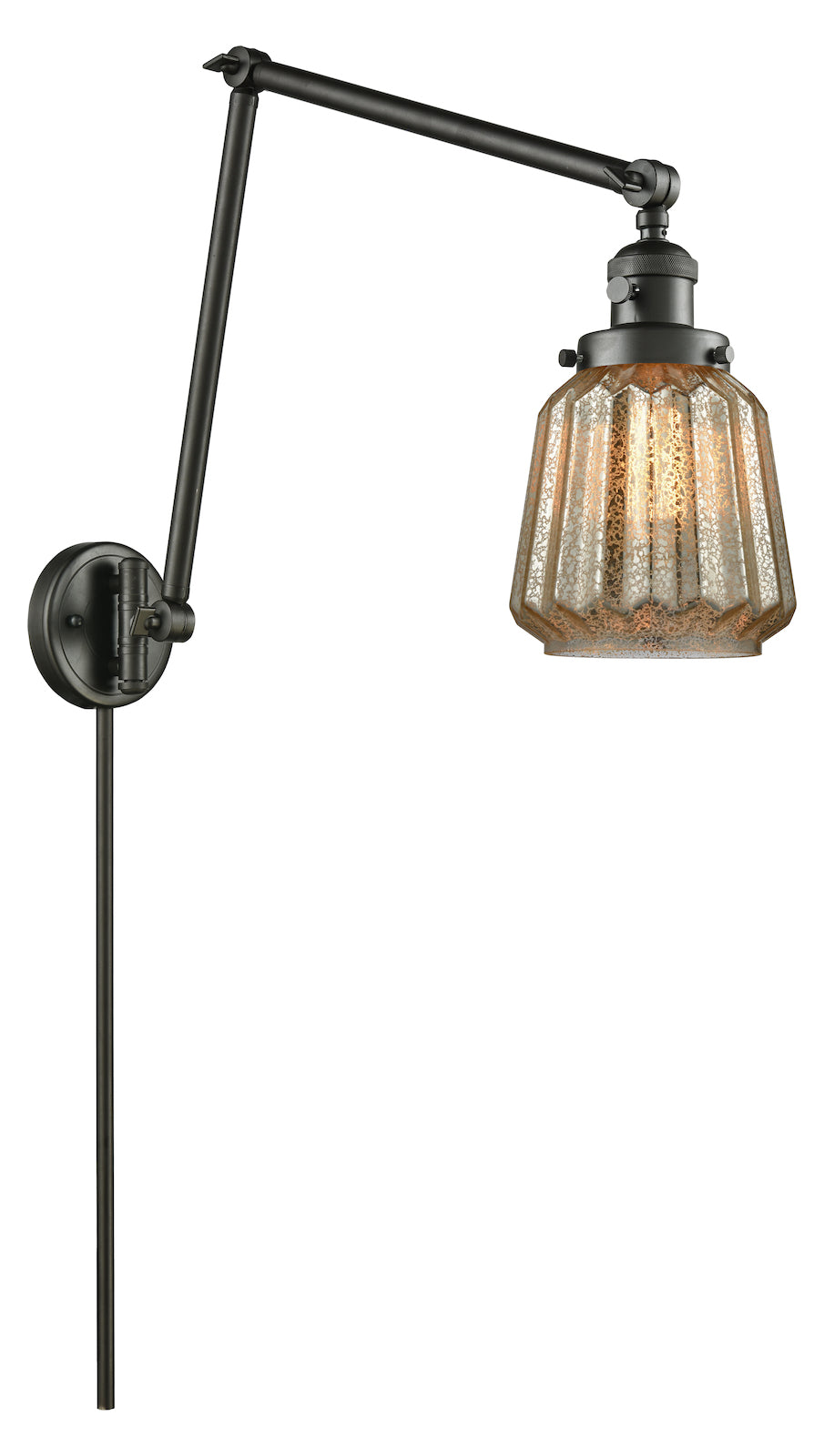 1 Light Vintage Dimmable Led Swing Arm by Innovations Lighting