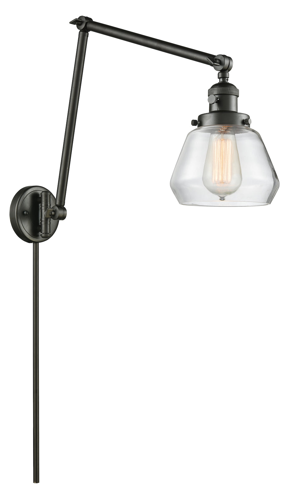 1 Light Vintage Dimmable Led Swing Arm by Innovations Lighting