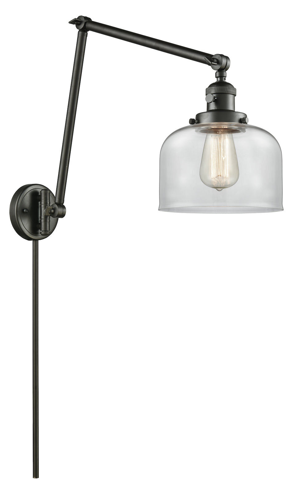 1 Light Vintage Dimmable Led Swing Arm by Innovations Lighting