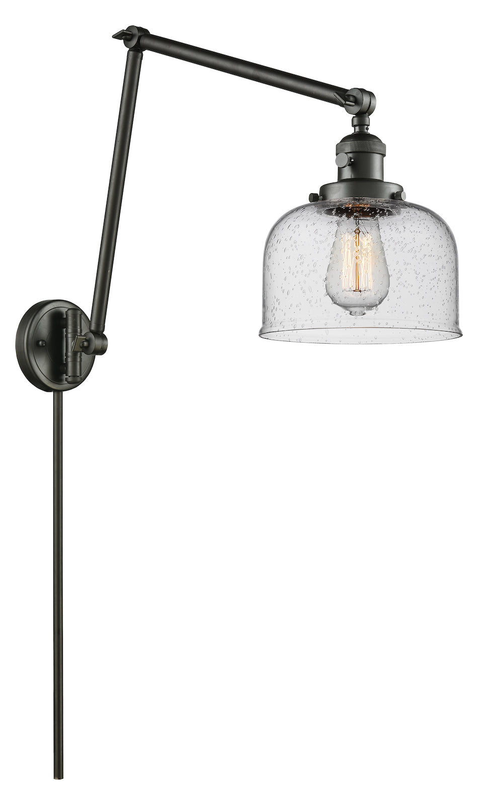 1 Light Vintage Dimmable Led Swing Arm by Innovations Lighting