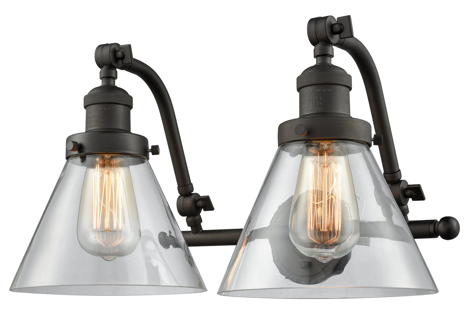 2 Light Vintage Dimmable Led Bathroom Fixture by Innovations Lighting