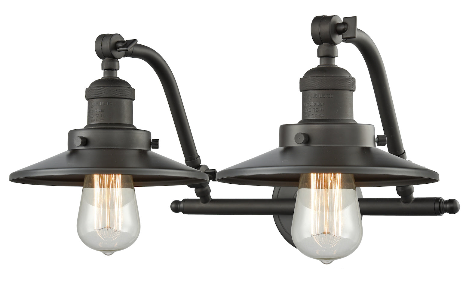 2 Light Vintage Dimmable Led Bathroom Fixture by Innovations Lighting