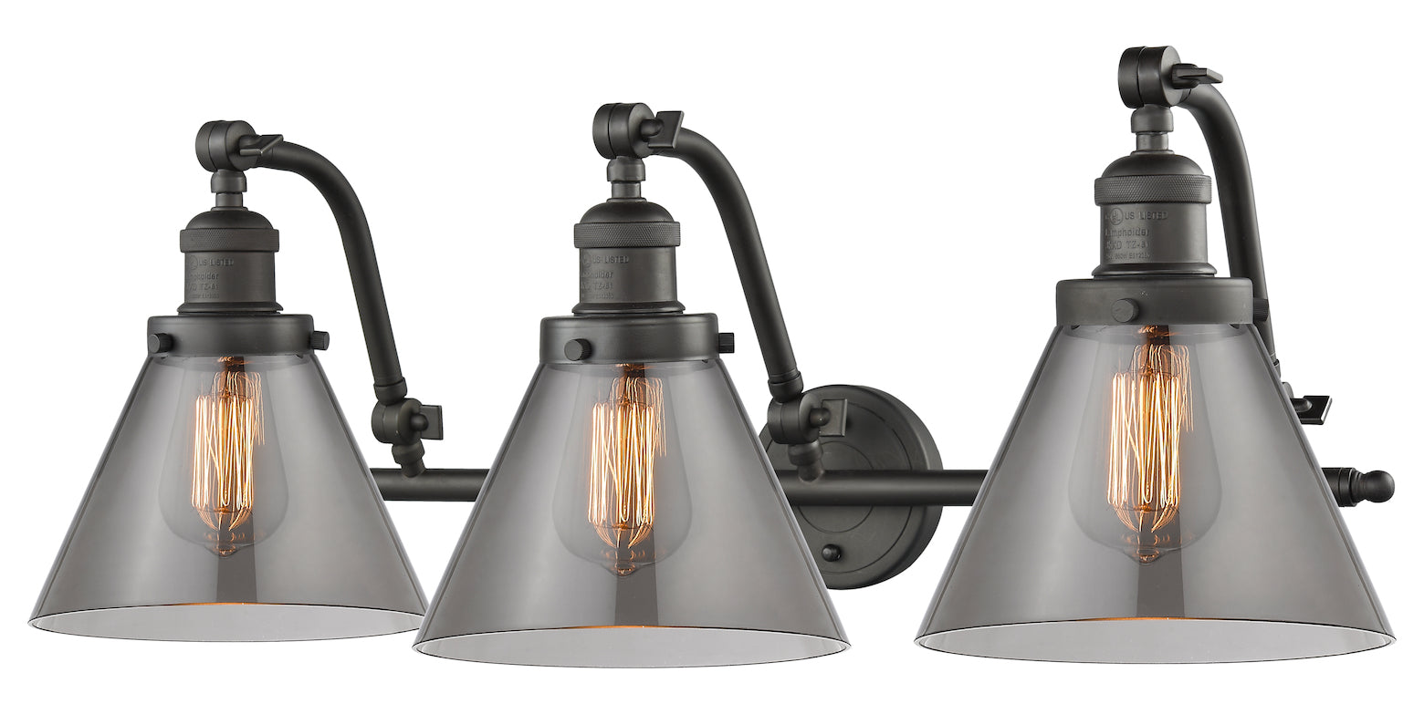 3 Light Vintage Dimmable Led Bathroom Fixture by Innovations Lighting