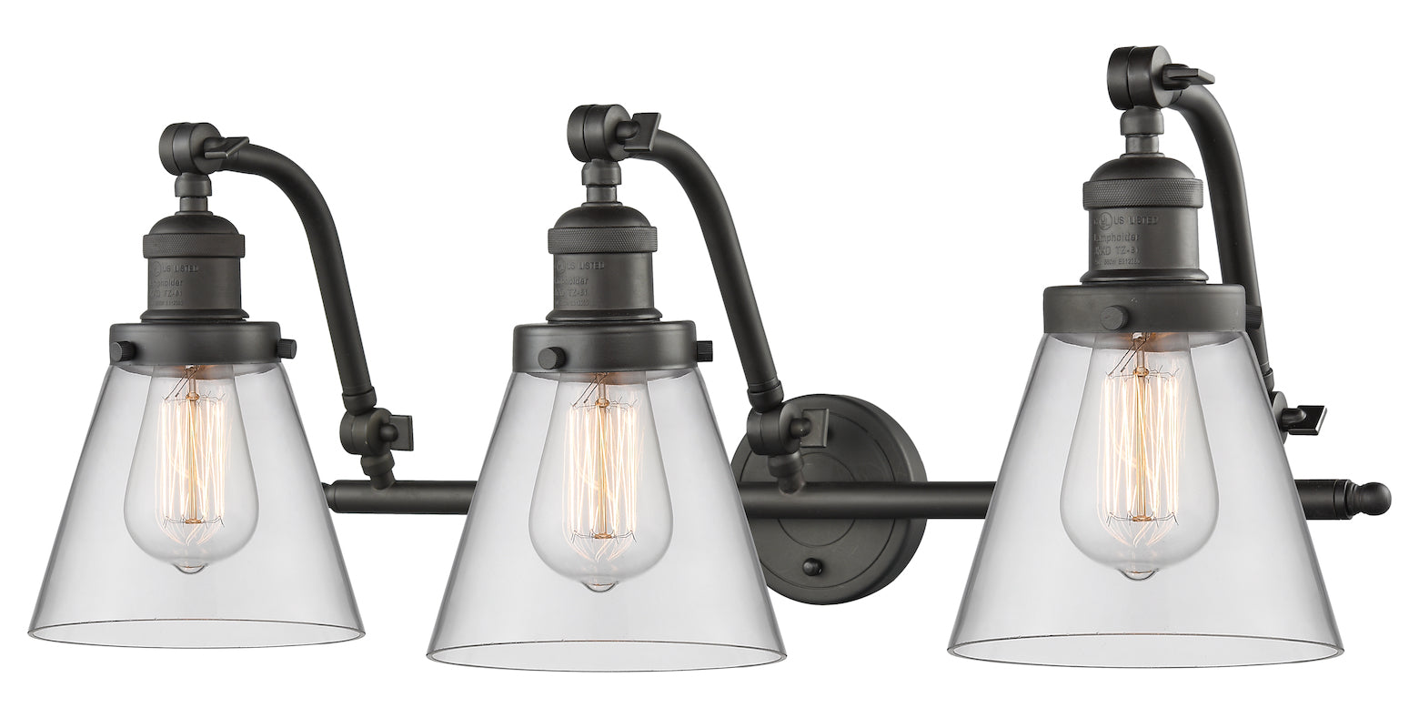 3 Light Vintage Dimmable Led Bathroom Fixture by Innovations Lighting