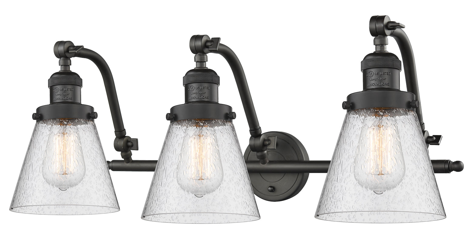 3 Light Vintage Dimmable Led Bathroom Fixture by Innovations Lighting