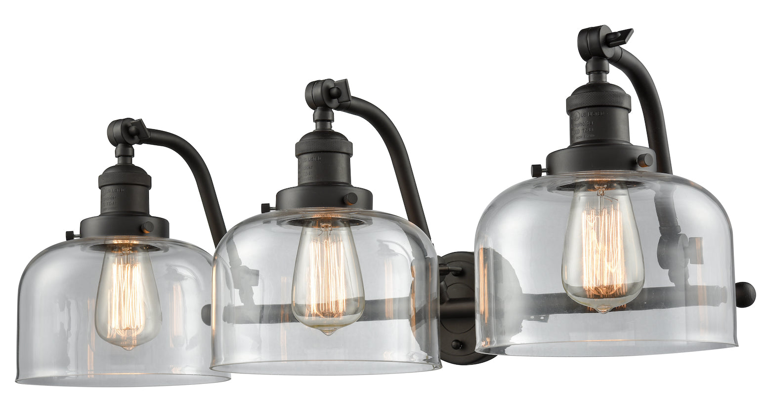 3 Light Vintage Dimmable Led Bathroom Fixture by Innovations Lighting