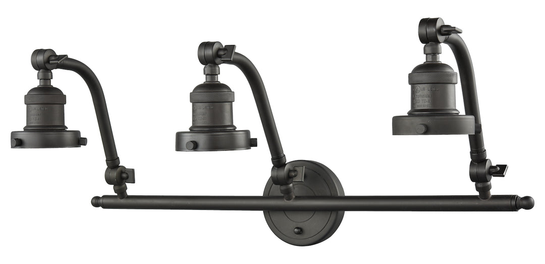 3 Light Vintage Dimmable Led Bathroom Fixture by Innovations Lighting