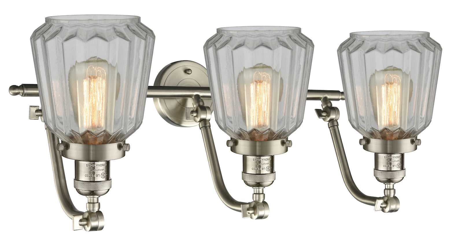 3 Light Vintage Dimmable Led Bathroom Fixture by Innovations Lighting